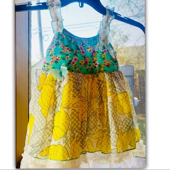 Mini Mini Spring Baby Girl Dress 18 months - Picture 6 of 6